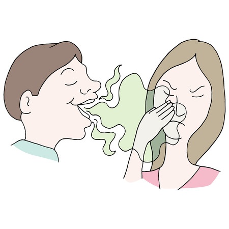 mengatasi bau mulut, mulut bau